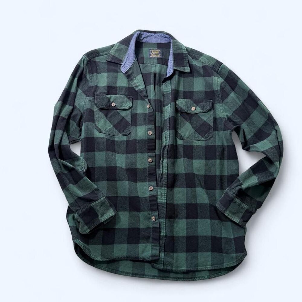 Jachs Men's Green and Black Shirt